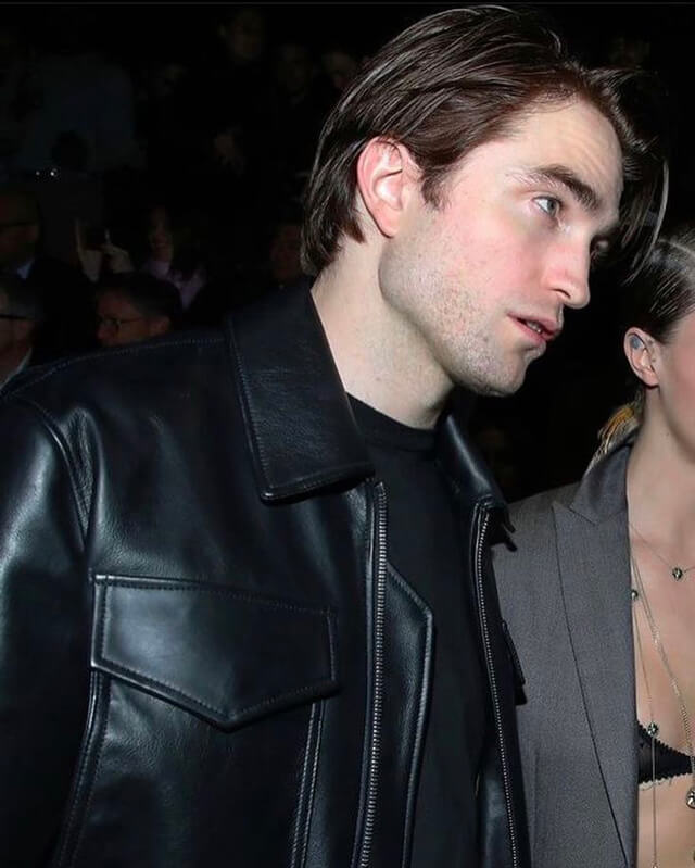 Robert Pattinson Trucker Leather Jacket