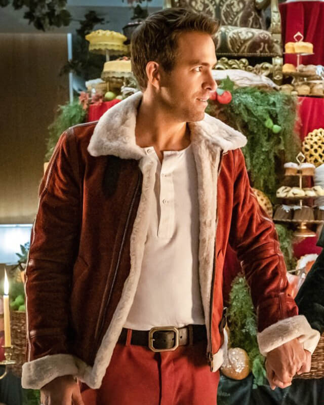 Ryan Reynolds Spirited Red Bomber Jacket