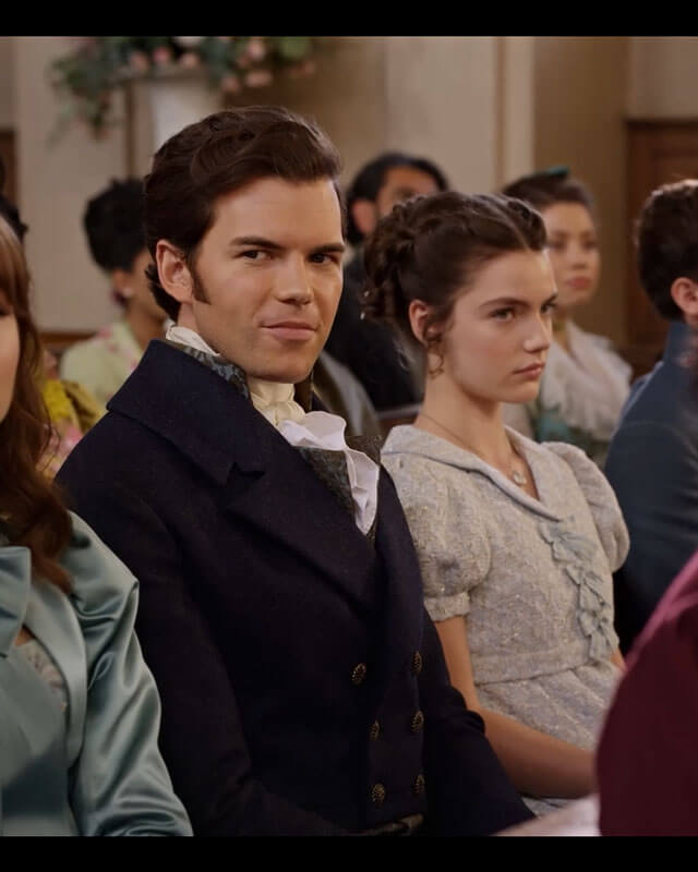 Colin Dark Blue Tailcoat Bridgerton S03