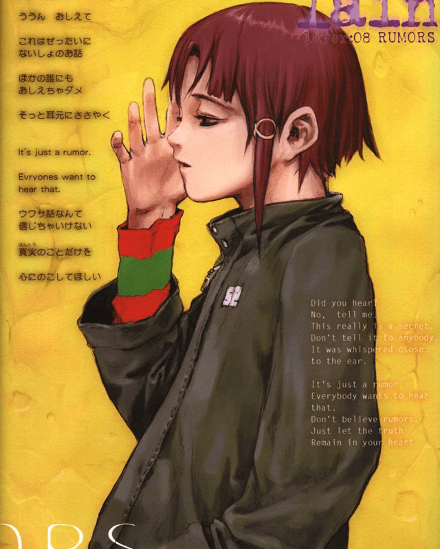 Serial Experiments Lain Alice Mizuki Leather Jacket