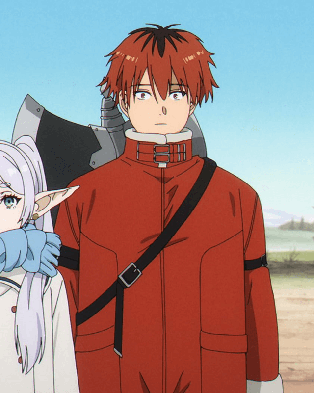 Frieren Beyond Journey's End Stark Red Jacket