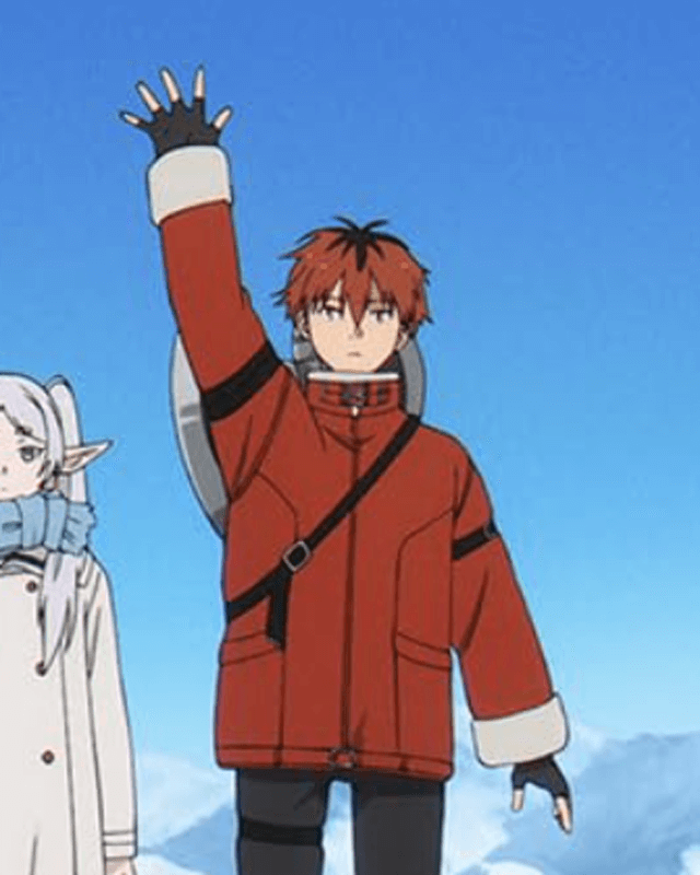 Frieren Beyond Journey's End Stark Red Jacket