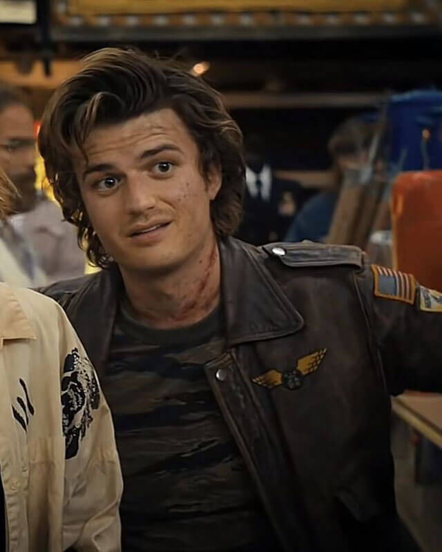 Steve Harrington Stranger Things S04 Leather Jacket