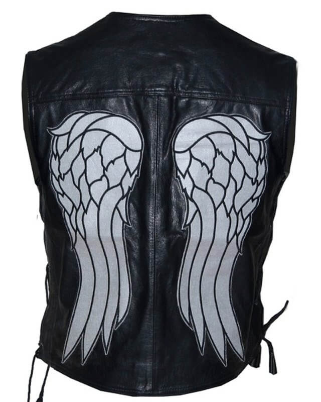 The Walking Dead Daryl Dixon Wings Leather Vest