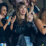 Kansas City Chiefs Taylor Swift Black Leather Jacket