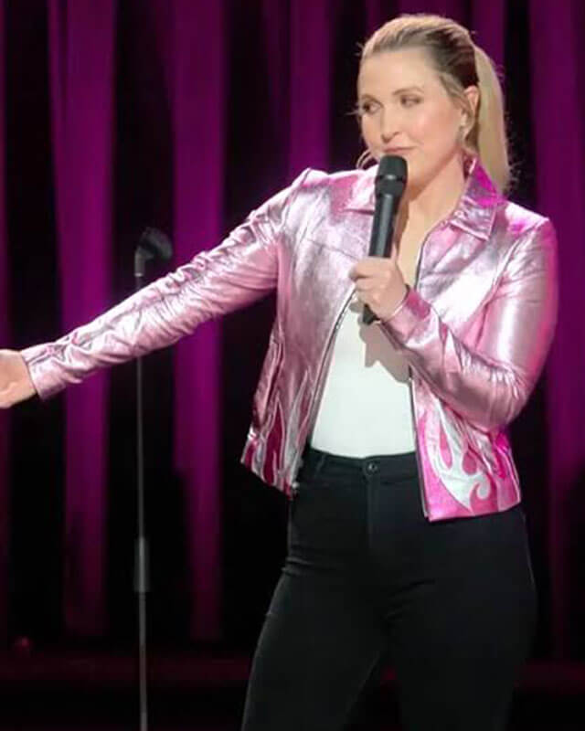 Taylor Tomlinson Metallic Pink Jacket
