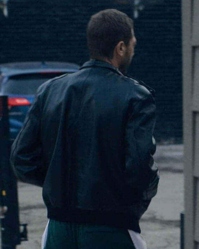 The Bear Richie Bomber Leather Jacket