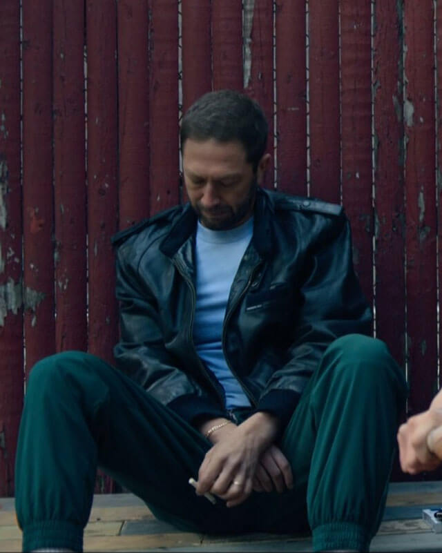 The Bear Richie Bomber Leather Jacket