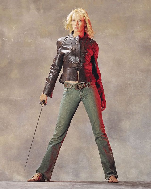 Kill Bill: Vol. 2 Uma Thurman Black Leather Jacket