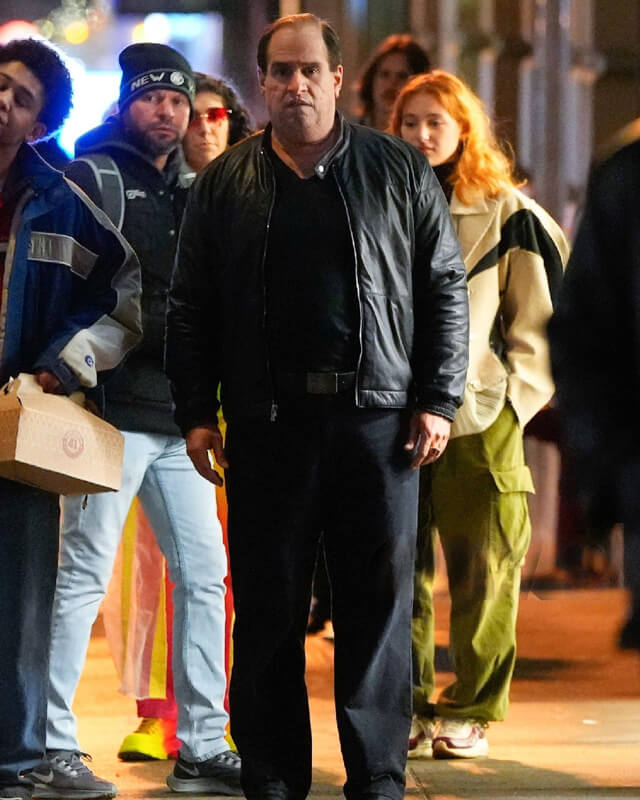 The Penguin Colin Farrell Black Leather Jacket