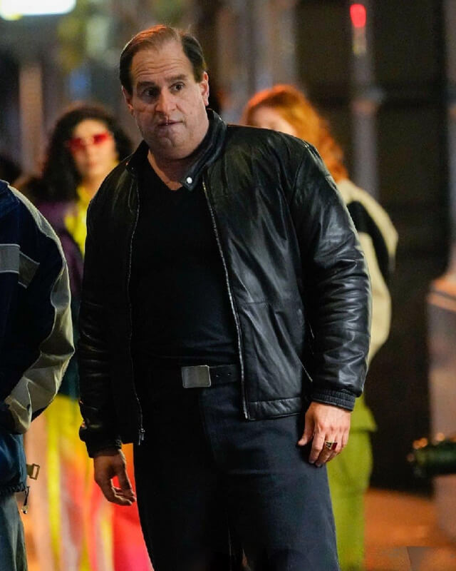 The Penguin Colin Farrell Black Leather Jacket