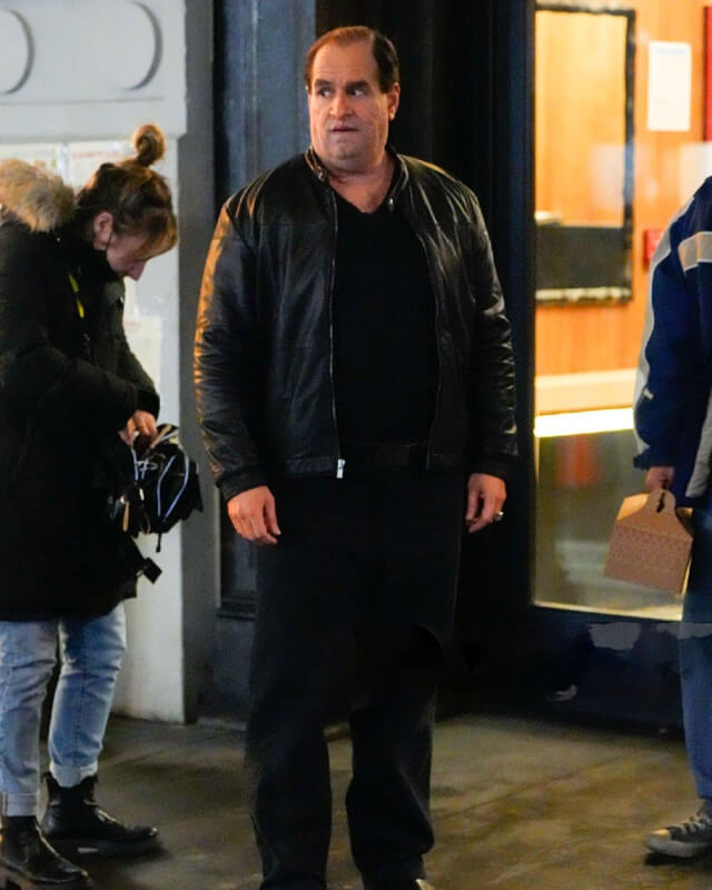 The Penguin Colin Farrell Black Leather Jacket
