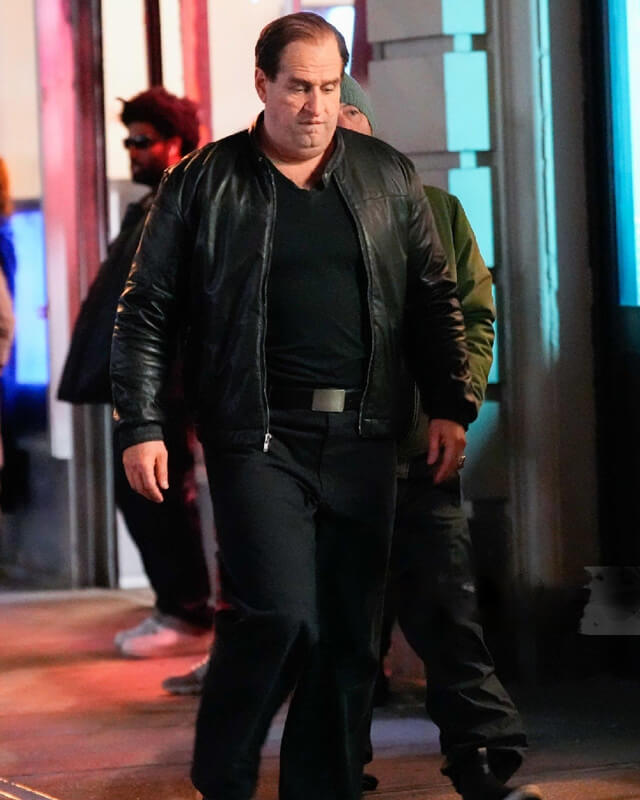 The Penguin Colin Farrell Black Leather Jacket