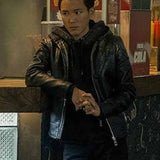 The Umbrella Academy Ben Hargreeves Hooded Leather Jacket