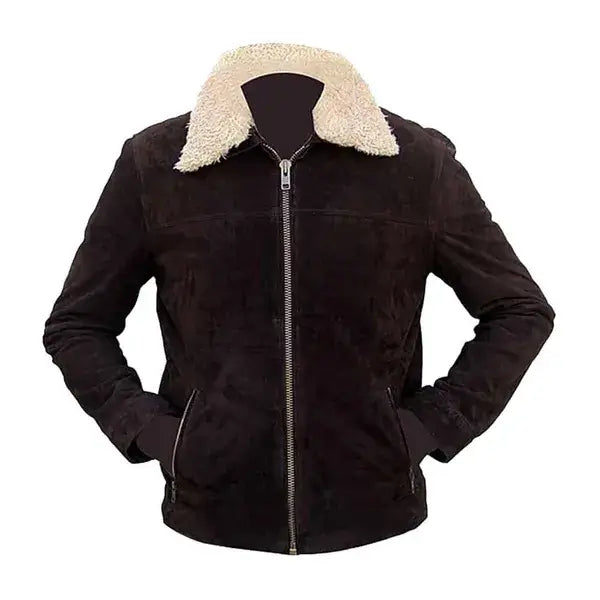 TWD S4 Rick Grimes Brown Leather Jacket