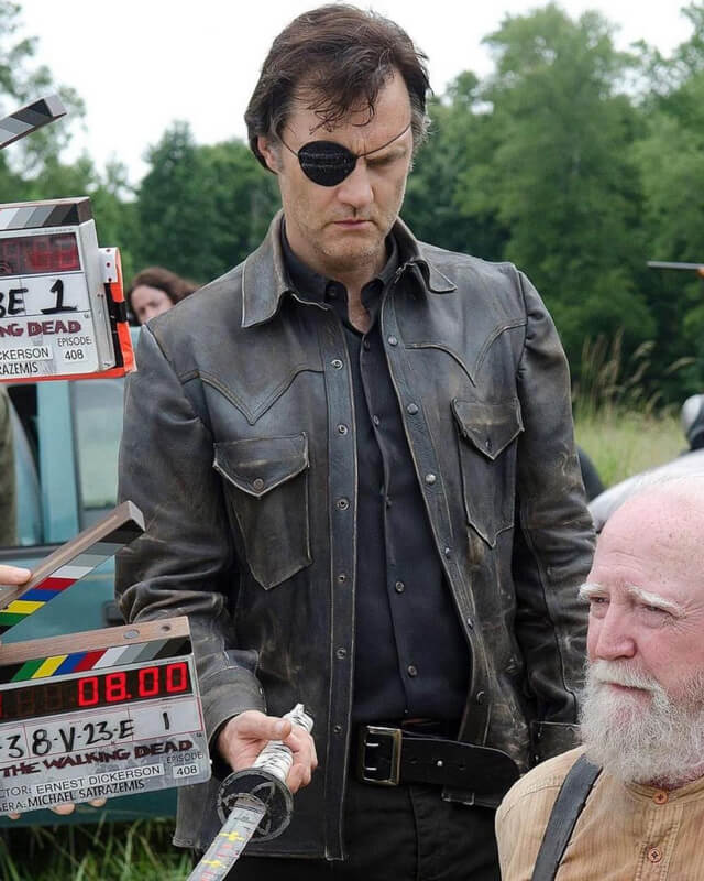 The Walking Dead Governor Leather Jacket S04