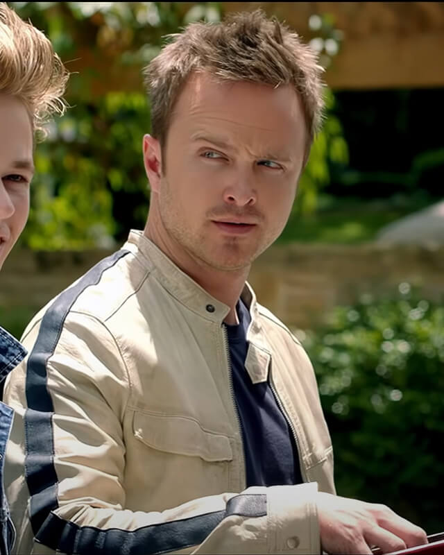 Aaron Paul Need for Speed Leather Jacket