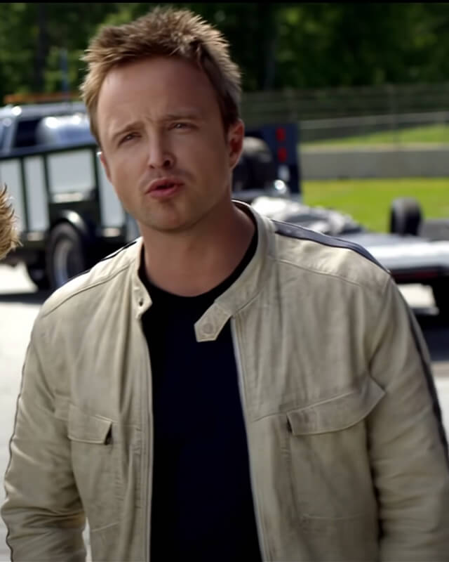 Aaron Paul Need for Speed Leather Jacket