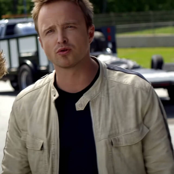 Aaron Paul Need for Speed Leather Jacket