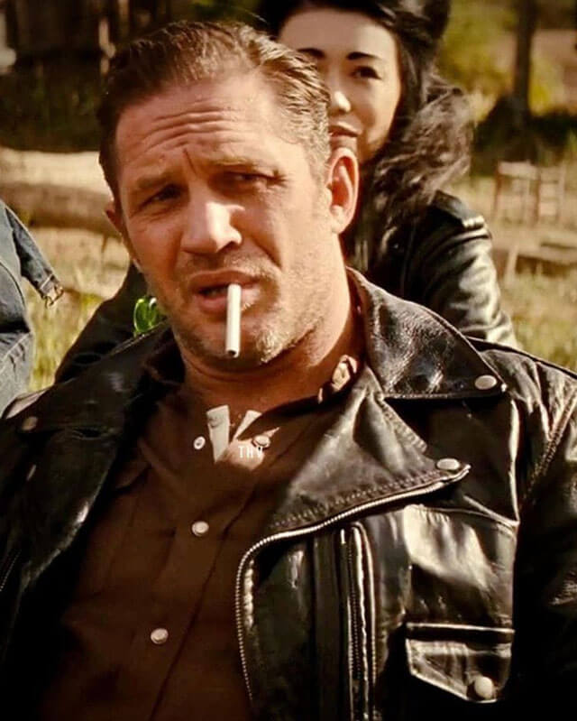 Tom Hardy The Bikeriders Leather jacket