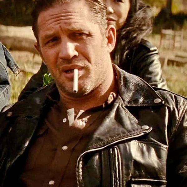 Tom Hardy The Bikeriders Leather jacket