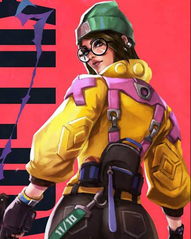 Valorant Killjoy Yellow Leather Jacket