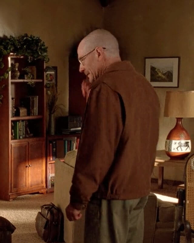 Walter White Breaking Bad Brown Bomber Jacket