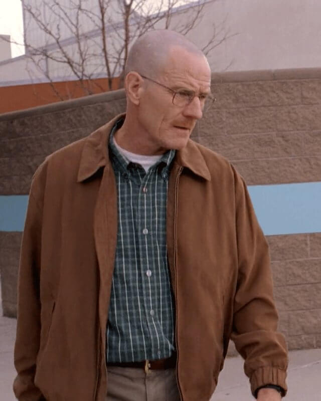 Walter White Breaking Bad Brown Bomber Jacket