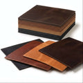 Crazy Horse Leather Squares 6x6 14-Pack, showing 14-pack stack in 4 colors