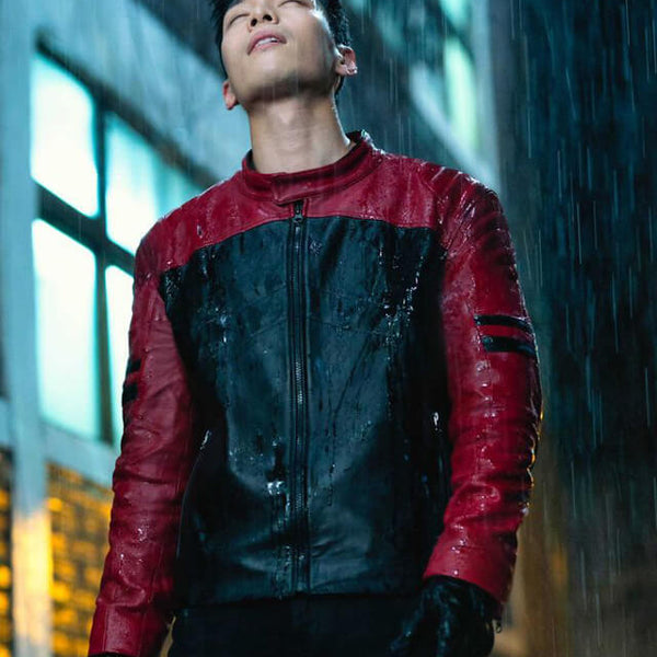 Wi Ha-joon Bad and Crazy Leather Jacket