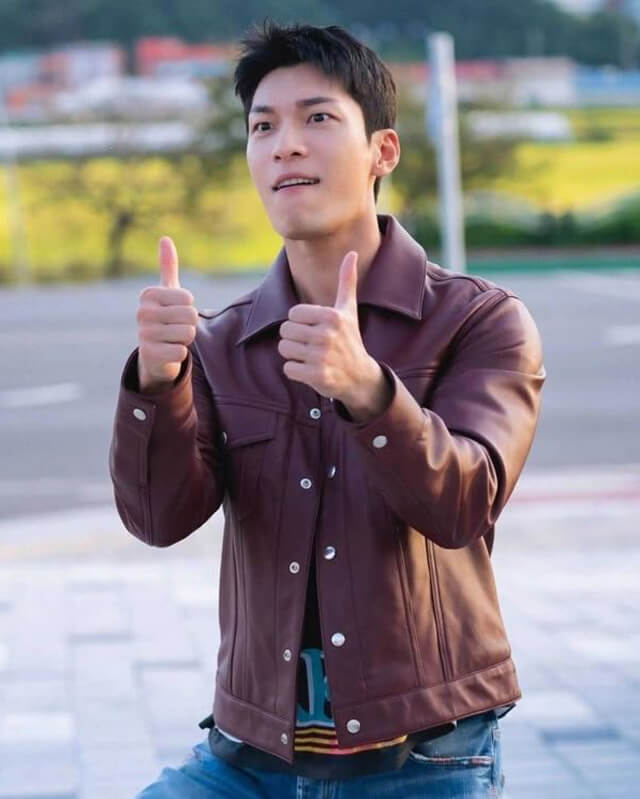 Wi Ha-joon Bad and Crazy Trucker Leather Jacket