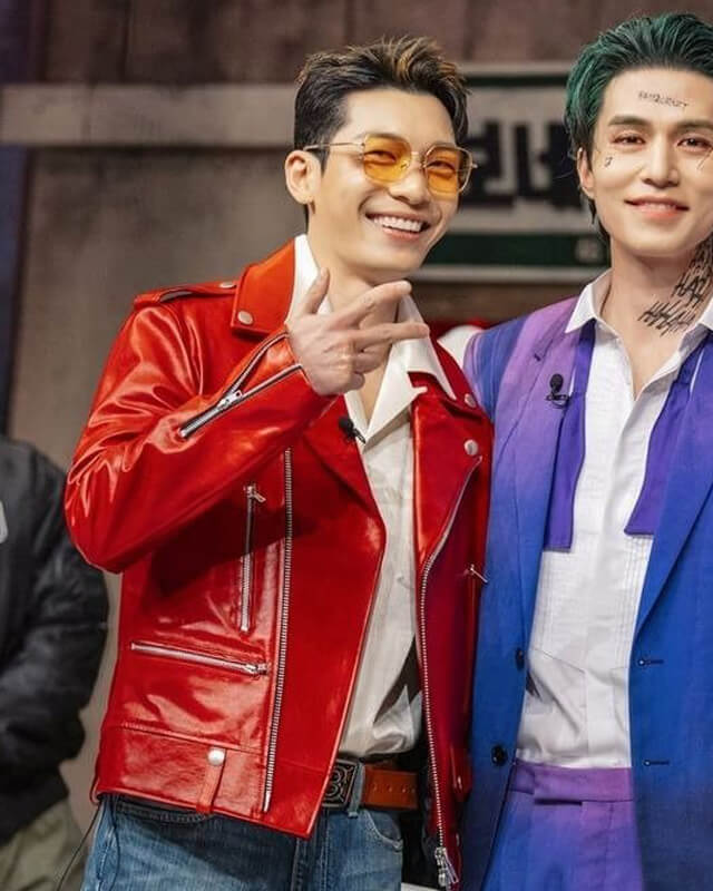 Bad and Crazy Wi Ha-joon Biker Leather Jacket