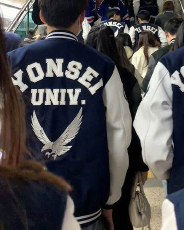 Yonsei University Letterman Varsity Jacket