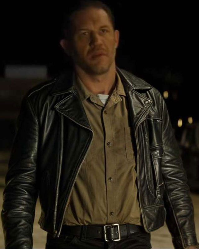 Tom Hardy The Bikeriders Leather jacket