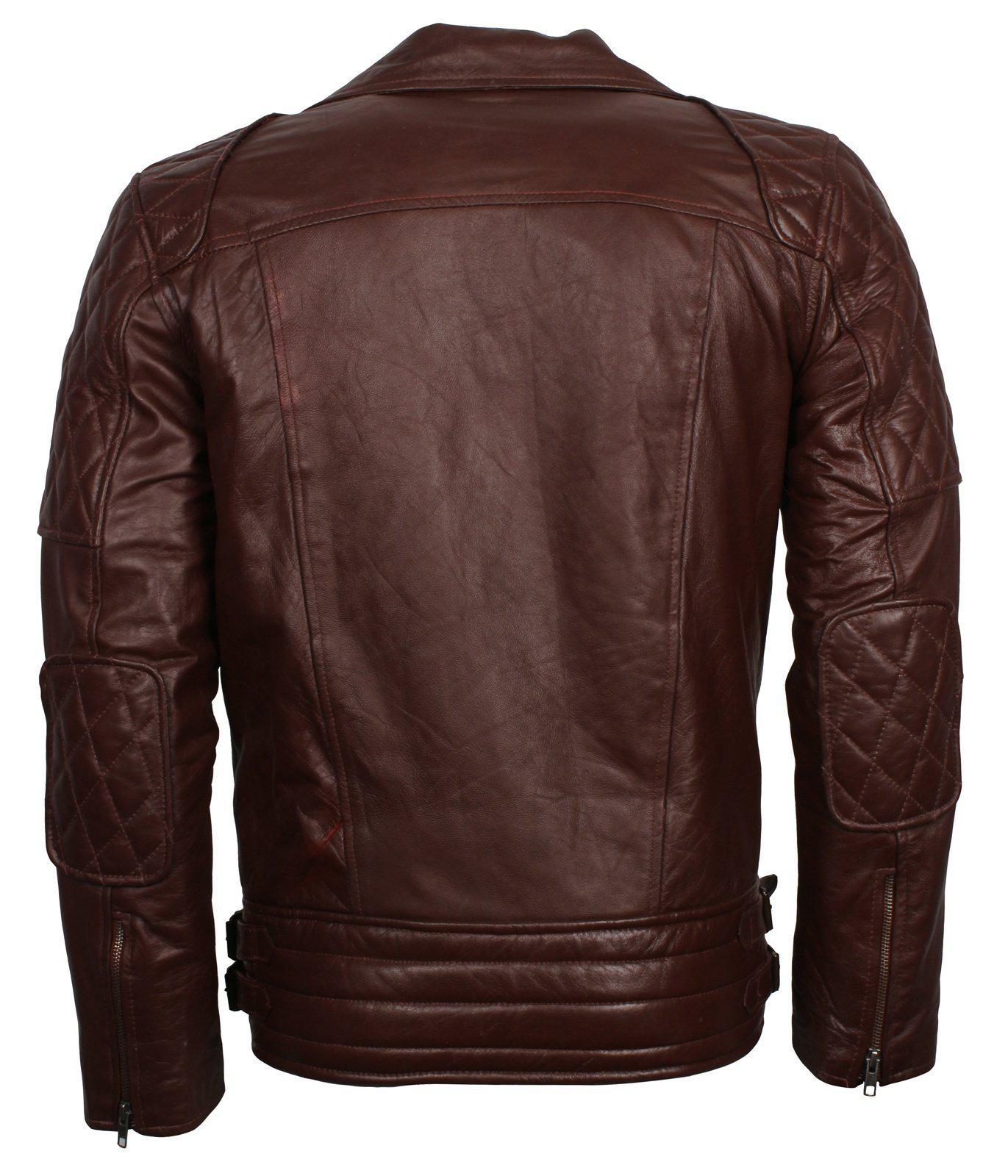 Men's Vintage Brown Leather Jackets for Bikers