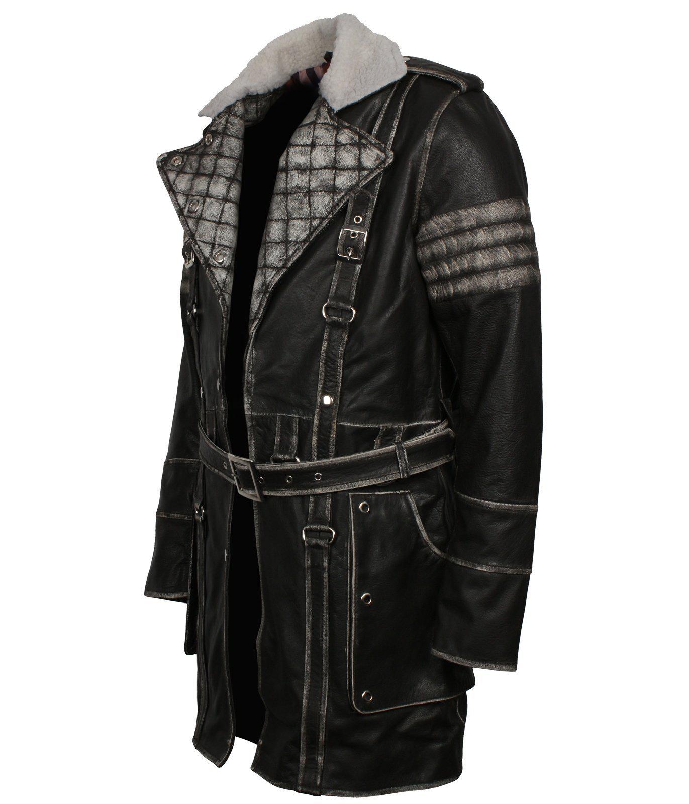 Men's Genuine Leather Maxson Battlecoat
