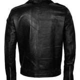 Men's Black Dead Walking Genuine Leather Jacket