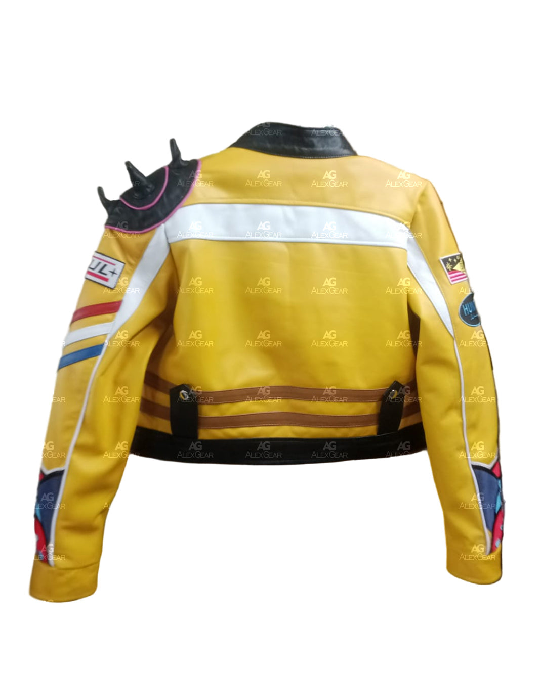 KPop Demon Hunters Rumi Yellow Leather Jacket