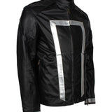 Men's Black Agents of Shield Cosplay Faux Leather Jacket