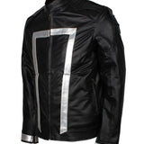 Men's Black Agents of Shield Cosplay Faux Leather Jacket