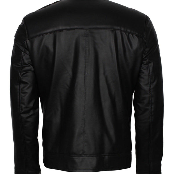 Men's Black Agents of Shield Cosplay Faux Leather Jacket