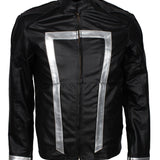 Men's Black Agents of Shield Cosplay Faux Leather Jacket