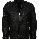 Men's Black GOTG Cosplay Genuine Leather Star Lord Jacket