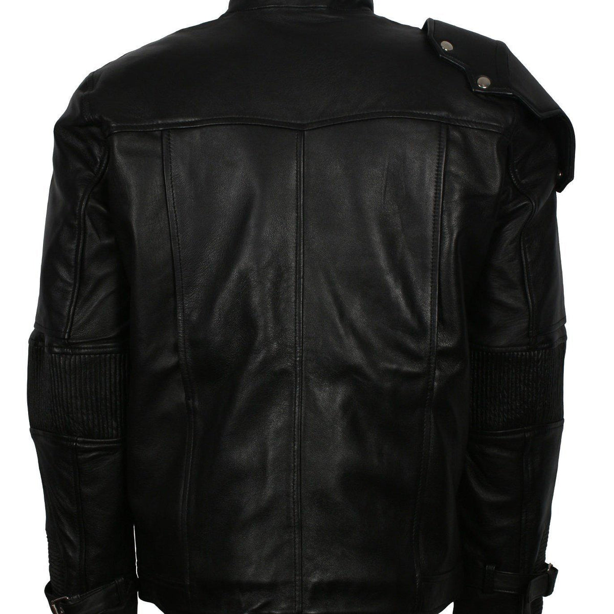 Men's Black GOTG Cosplay Genuine Leather Star Lord Jacket