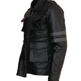 Men's Black Evil Resident Leather Jacket