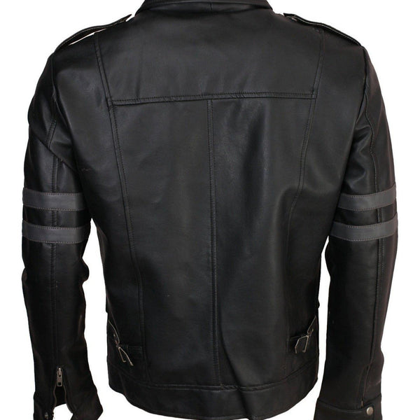 Men's Black Evil Resident Leather Jacket