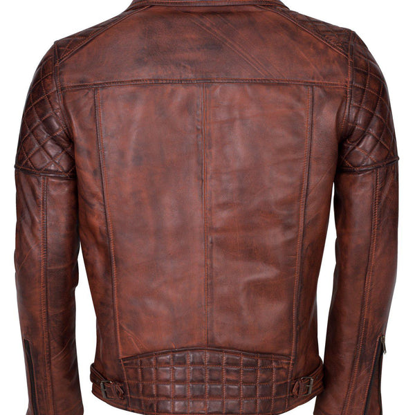 Men's Biker Vintage Leather Jacket