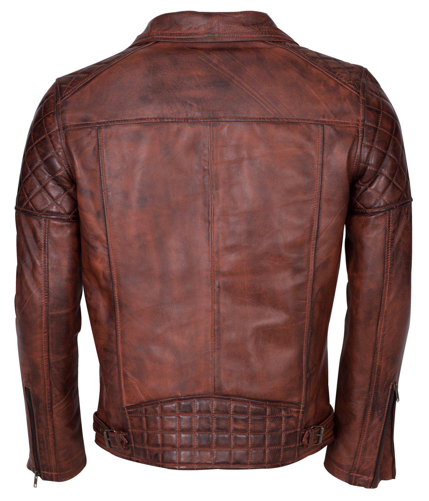 Men's Biker Vintage Leather Jacket