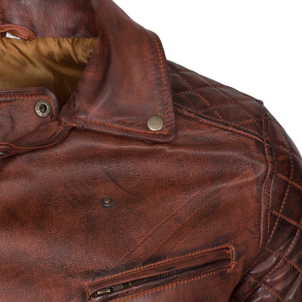Men's Biker Vintage Leather Jacket