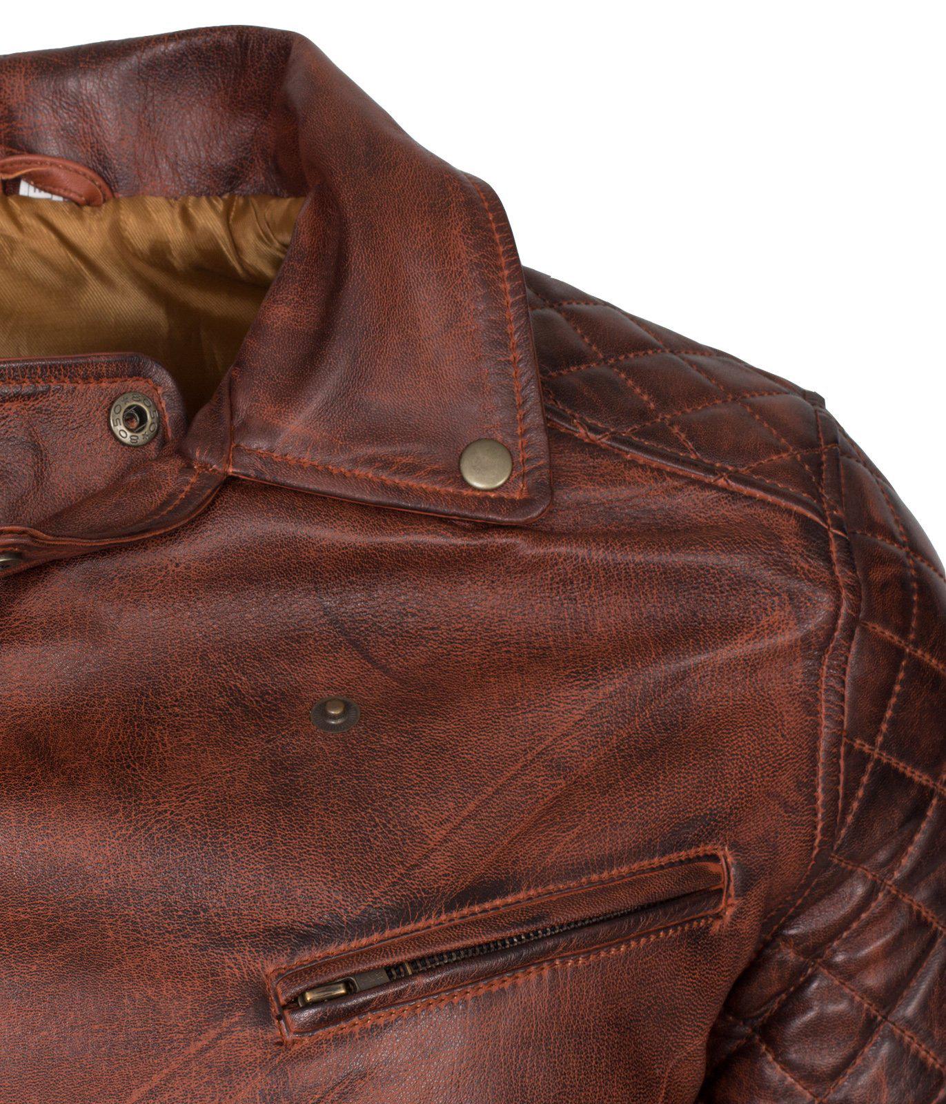 Men's Biker Vintage Leather Jacket